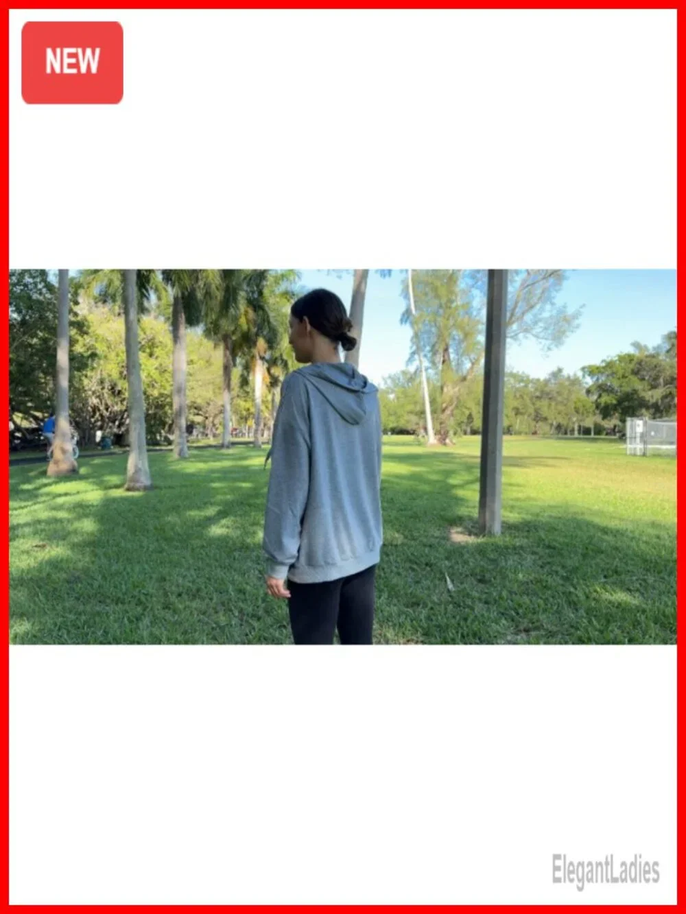 Lightweight Full Zip Up Oversized Hooded Sweatshirt with Pockets Long Sleeve